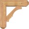 Ekena Millwork Balboa Craftsman Smooth Bracket w/ Offset Brace, Western Red Cedar, 7 1/2"W x 26"D x 26"H BKT0806X26X26BOA04SWR - alternate 4